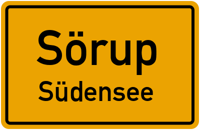 Straßenverzeichnis Sörup Südensee