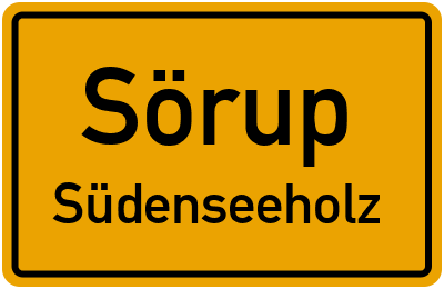 Straßenverzeichnis Sörup Südenseeholz