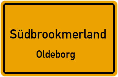 Straßenverzeichnis Südbrookmerland Oldeborg