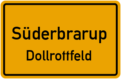 Straßenverzeichnis Süderbrarup Dollrottfeld
