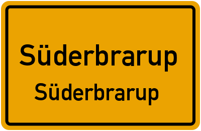 Straßenverzeichnis Süderbrarup Süderbrarup