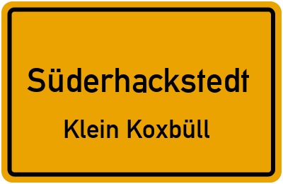 Straßenverzeichnis Süderhackstedt Klein Koxbüll