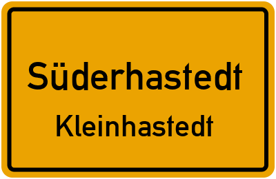 Straßenverzeichnis Süderhastedt Kleinhastedt