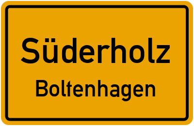 Straßenverzeichnis Süderholz Boltenhagen
