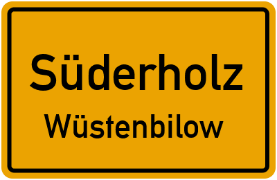 Straßenverzeichnis Süderholz Wüstenbilow