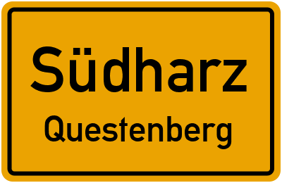 Straßenverzeichnis Südharz Questenberg
