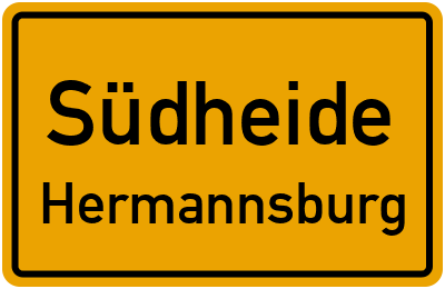 Straßenverzeichnis Südheide Hermannsburg