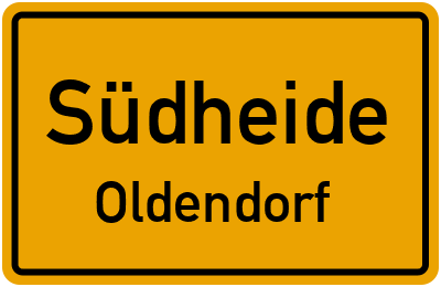 Straßenverzeichnis Südheide Oldendorf
