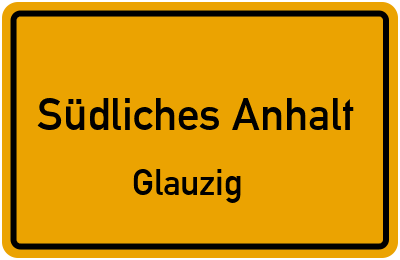 Straßenverzeichnis Südliches Anhalt Glauzig
