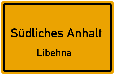 Straßenverzeichnis Südliches Anhalt Libehna