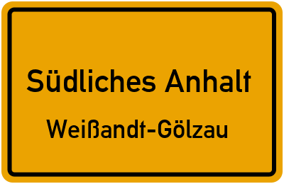 Straßenverzeichnis Südliches Anhalt Weißandt-Gölzau