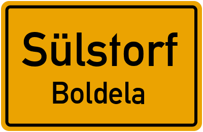 Straßenverzeichnis Sülstorf Boldela