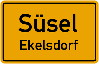 Straßenverzeichnis Süsel Ekelsdorf
