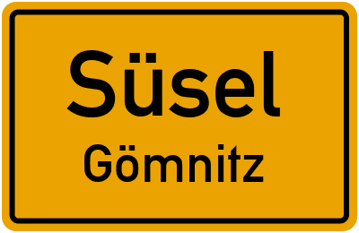 Straßenverzeichnis Süsel Gömnitz