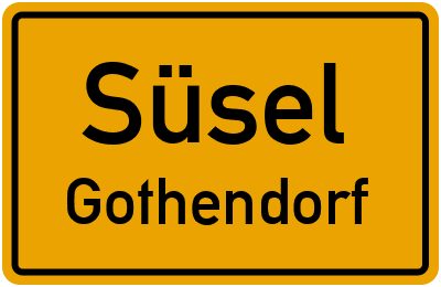 Straßenverzeichnis Süsel Gothendorf