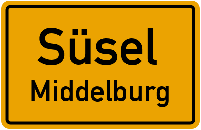 Straßenverzeichnis Süsel Middelburg