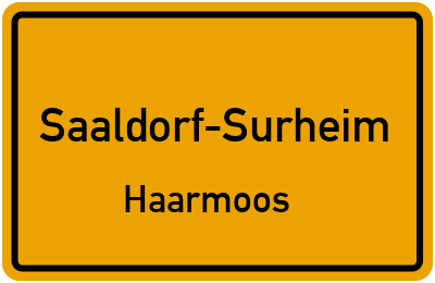 Straßenverzeichnis Saaldorf-Surheim Haarmoos