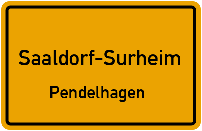 Straßenverzeichnis Saaldorf-Surheim Pendelhagen
