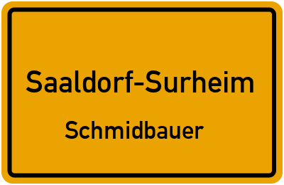 Straßenverzeichnis Saaldorf-Surheim Schmidbauer