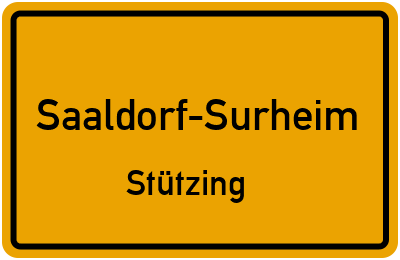 Straßenverzeichnis Saaldorf-Surheim Stützing