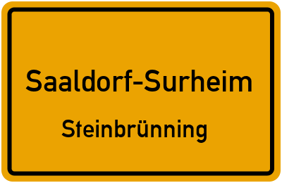 Straßenverzeichnis Saaldorf-Surheim Steinbrünning