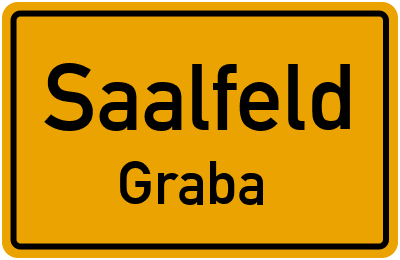 Straßenverzeichnis Saalfeld Graba