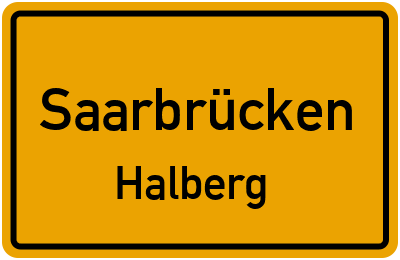 Straßenverzeichnis Saarbrücken Halberg