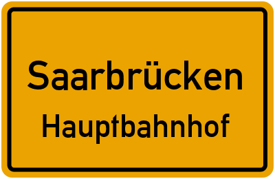 Straßenverzeichnis Saarbrücken Hauptbahnhof