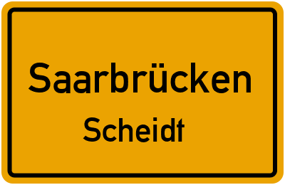 Straßenverzeichnis Saarbrücken Scheidt