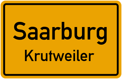 Straßenverzeichnis Saarburg Krutweiler