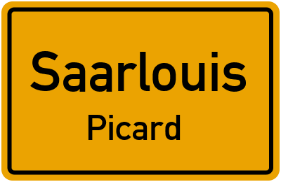 Straßenverzeichnis Saarlouis Picard