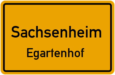 Straßenverzeichnis Sachsenheim Egartenhof