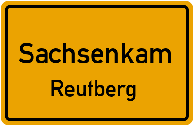 Ortsschild Sachsenkam Reutberg