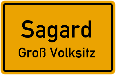 Straßenverzeichnis Sagard Groß Volksitz