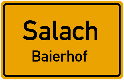 Straßenverzeichnis Salach Baierhof