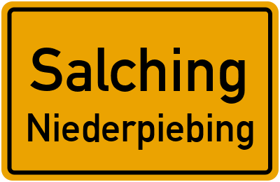 Straßenverzeichnis Salching Niederpiebing