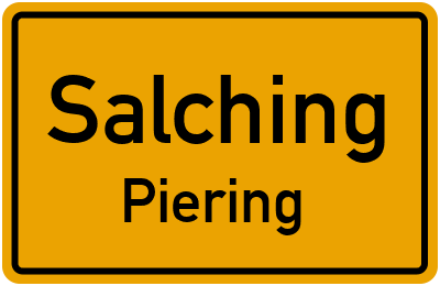 Straßenverzeichnis Salching Piering