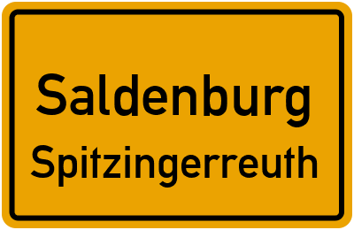 Straßenverzeichnis Saldenburg Spitzingerreuth