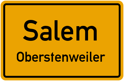 Straßenverzeichnis Salem Oberstenweiler