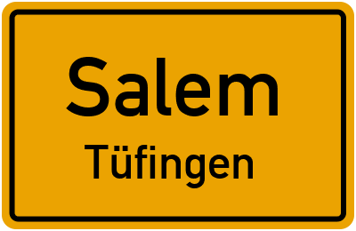 Ortsschild Salem Tüfingen