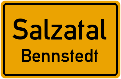 Straßenverzeichnis Salzatal Bennstedt