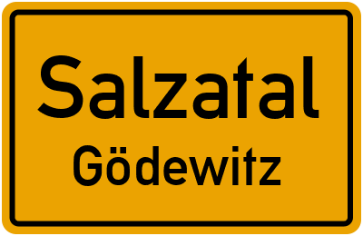 Straßenverzeichnis Salzatal Gödewitz