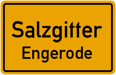 Ortsschild Salzgitter Engerode