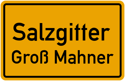 Straßenverzeichnis Salzgitter Groß Mahner