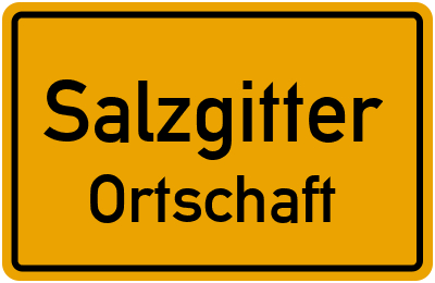 Straßenverzeichnis Salzgitter Ortschaft