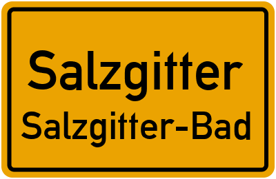Straßenverzeichnis Salzgitter Salzgitter-Bad
