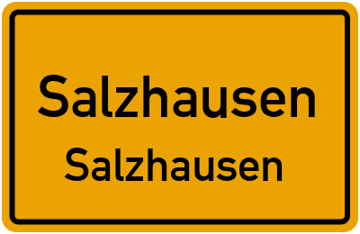 Straßenverzeichnis Salzhausen Salzhausen