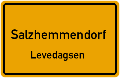 Straßenverzeichnis Salzhemmendorf Levedagsen