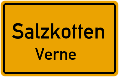 Straßenverzeichnis Salzkotten Verne
