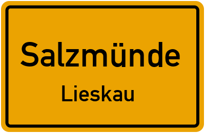 Straßenverzeichnis Salzmünde Lieskau